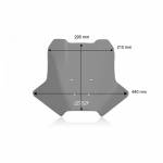 WRS SZYBA TOURING DARK SMOKE YAMAHA MT-09 2024-2026 YA045FS