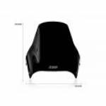 WRS SZYBA ENDURO GLOSS BLACK DUCATI DESERT X 2022-2024 DU025NL